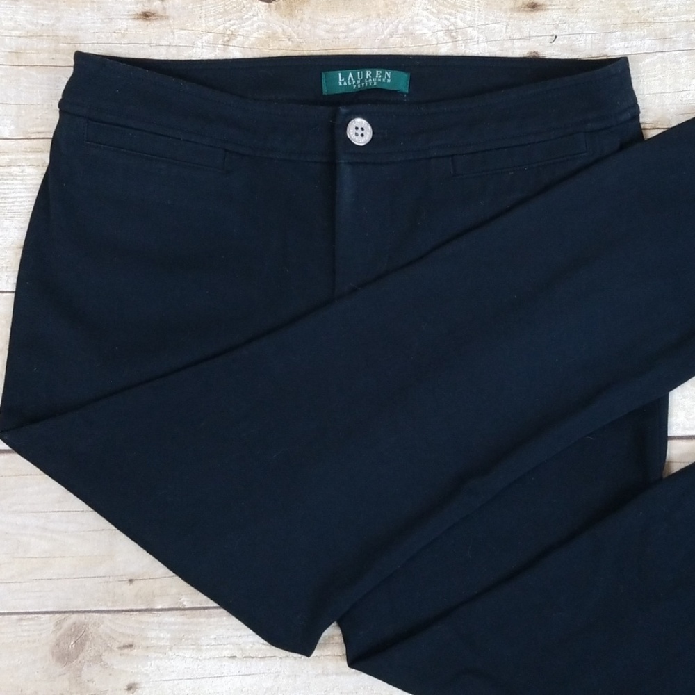 Lauren Ralph Lauren Petites Black Pants